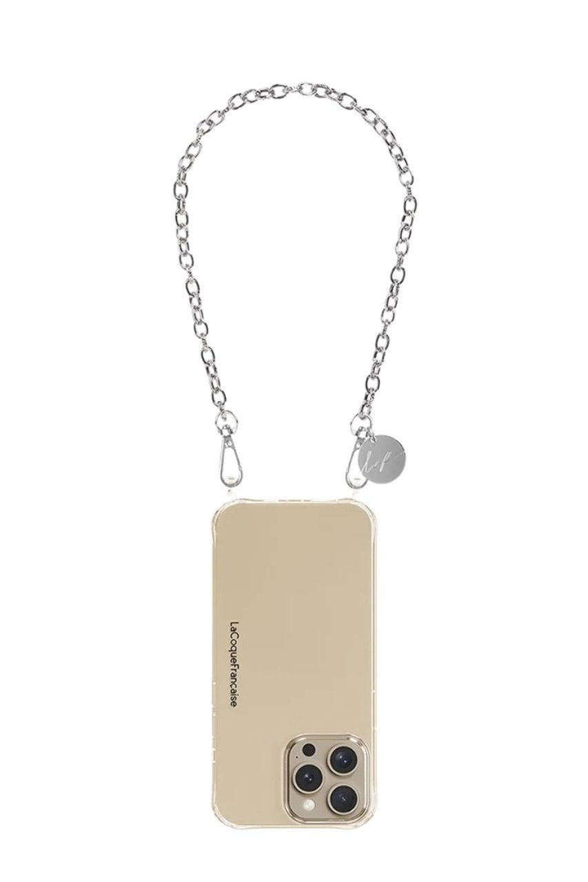 【ラ コック フランセーズ/La Coque Francaise】のハンドストラップ COURTE AYA (ケース別売) インテリア・キッズ・メンズ・レディースファッション・服の通販 founy(ファニー) 　ファッション　Fashion　レディースファッション　Fashion for Women　アクセサリー　Fashion Accessories　エレガント 上品　Elegant　スマート　Smart, Elegant　チェーン　Chain, Chain Strap　チャーム　Charm, Pendant　ラップ　Wrap, Wrap Design　シルバー|ID: prp329100004954239 ipo3291000000037173879