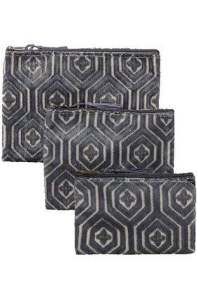 【ムムン バッグ/MUMUN BAG】のジャカードポーチ 3点セット 人気、トレンドファッション・服の通販 founy(ファニー) ファッション Fashion レディースファッション Fashion for Women ポーチ&ミニバッグ Pouches & Mini Bags ジャカード／ジャガード Jacquard, Woven Pattern ポーチ Pouch, Small Case モダン Modern, Contemporary |ID:prp329100004954255