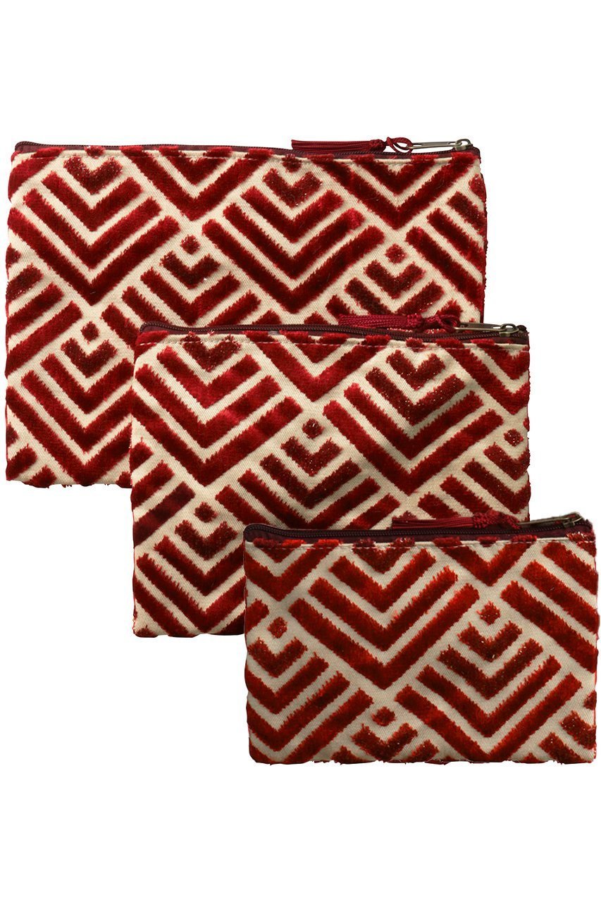 【ムムン バッグ/MUMUN BAG】のジャカードポーチ 3点セット 人気、トレンドファッション・服の通販 founy(ファニー) 　ファッション　Fashion　レディースファッション　Fashion for Women　ポーチ&ミニバッグ　Pouches & Mini Bags　ジャカード／ジャガード　Jacquard, Woven Pattern　ポーチ　Pouch, Small Case　モダン　Modern, Contemporary　other-3|ID: prp329100004954255 ipo3291000000037173974