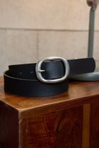 【ウィムガゼット/Whim Gazette】の【THE PAUSE】オーバルバックルベルト 人気、トレンドファッション・服の通販 founy(ファニー) ファッション Fashion レディースファッション Fashion for Women バッグ Bags ベルト&ウエストマーク Belts & Waist Accessories グラデーション Gradient, Ombre シルバー Silver, Metallic Silver ワーク Workwear, Utility Style ヴィンテージ Vintage Style エレガント 上品 Elegant 別注 Limited Edition, Custom Order 定番 Standard, Basic Item thumbnail ブラック|ID: prp329100004954260 ipo3291000000037174004