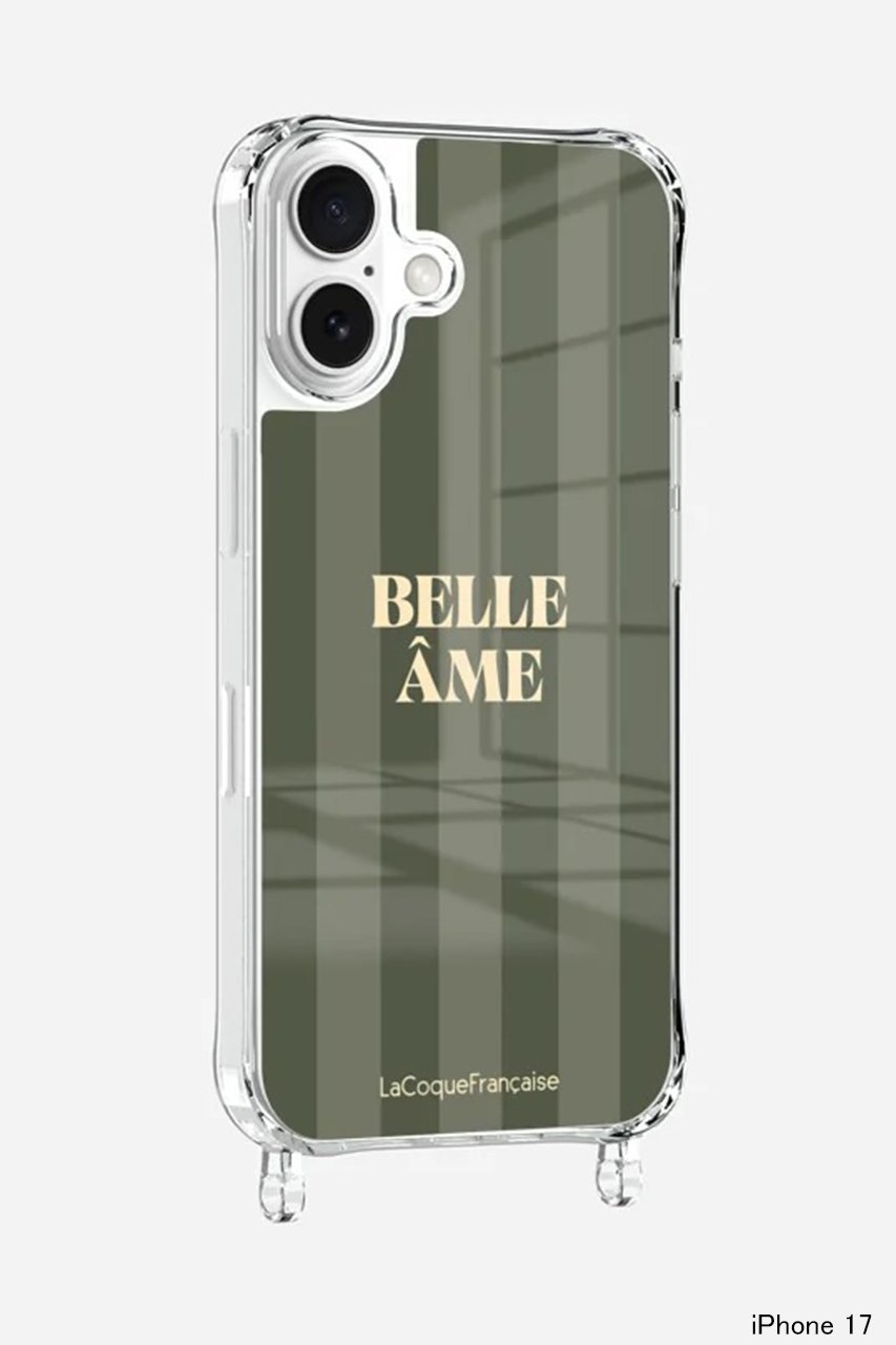 【ラ コック フランセーズ/La Coque Francaise】のiPhone17 スマホケース BELLE AME インテリア・キッズ・メンズ・レディースファッション・服の通販 founy(ファニー) 　ファッション　Fashion　レディースファッション　Fashion for Women　エレガント 上品　Elegant　スマート　Smart, Elegant　チェーン　Chain, Chain Strap　チャーム　Charm, Pendant　スマホケース　Smartphone Case　iPhone アイフォーン　iPhone　カーキ|ID: prp329100004954271 ipo3291000000037174062