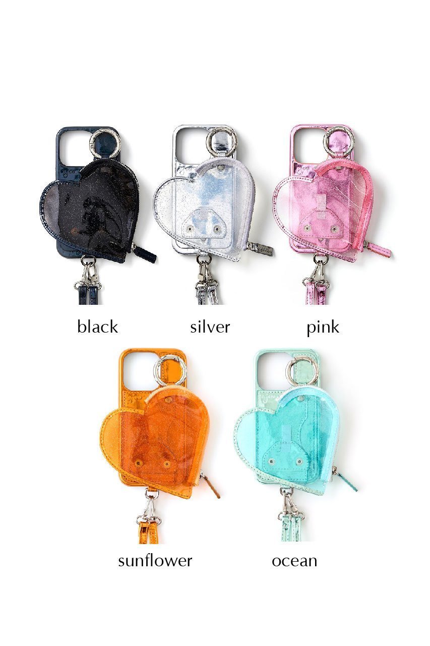 【エジュー/ajew】の【新仕様(カードケース付き)】iPhone16/16Pro ajew PVC heart planet pocket case 人気、トレンドファッション・服の通販 founy(ファニー) 　ファッション　Fashion　レディースファッション　Fashion for Women　カードケース/名刺入れ　Card Holders & Business Cases　アクセサリー　Fashion Accessories　春　Spring　カメラ　Camera Accessories　今季　This Season, Current Season　ジップ　Zip, Zipper　ドッキング　Docking, Mixed Material　ポケット　Pocket, Pocket Detail　メタル　Metal, Metal Parts　ループ　Loop, Loop Knit　S/S・春夏　SS, Spring/Summer, Warm Season　おすすめ　Recommended / Our Picks　夏　Summer　iPhone アイフォーン　iPhone　other-4|ID: prp329100004954299 ipo3291000000037174272