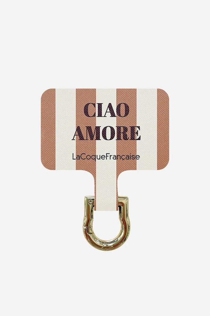 【ラ コック フランセーズ/La Coque Francaise】のアダプター ciao amore beige インテリア・キッズ・メンズ・レディースファッション・服の通販 founy(ファニー) https://founy.com/ ファッション Fashion レディースファッション Fashion for Women アクセサリー Fashion Accessories スマート Smart, Elegant チェーン Chain, Chain Strap チャーム Charm, Pendant プリント Print, Printed Pattern ラップ Wrap, Wrap Design |ID: prp329100004954312 ipo3291000000037174356
