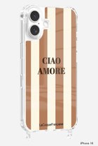 【ラ コック フランセーズ/La Coque Francaise】のiPhone16 スマホケース CIAO AMORE マロン|ID: prp329100004954317 ipo3291000000037174381
