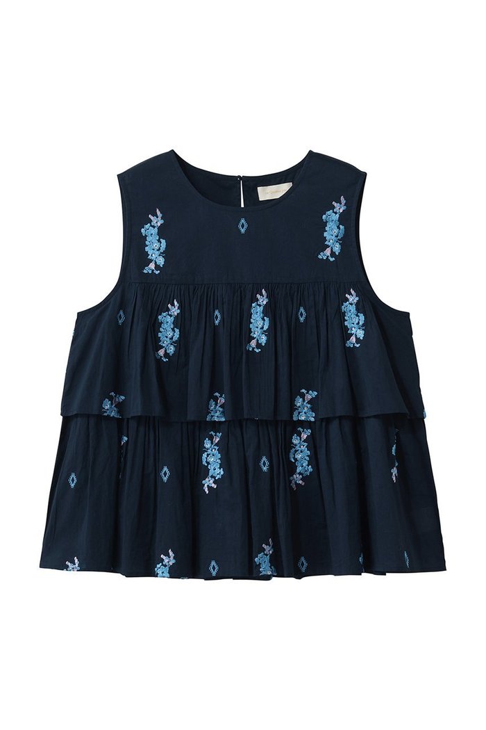 【ティアラ/Tiara】の【ne Quittez pas】別注フラワーノースリーブブラウス インテリア・キッズ・メンズ・レディースファッション・服の通販 founy(ファニー) https://founy.com/ ファッション Fashion レディースファッション Fashion for Women トップス・カットソー Cut & Sew Tops キャミソール&ノースリーブ Camisoles & Sleeveless Tops シャツ・ブラウス・オフィスカジュアル Elegant Blouses & Button-Ups ギャザー Gathered, Ruffled セットアップ Set-Up, Coordinated Outfit ノースリーブ Sleeveless, No-Sleeve エレガント 上品 Elegant 別注 Limited Edition, Custom Order 新作・新入荷 New Arrivals / New In |ID: prp329100004954338 ipo3291000000037174493