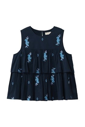 【ティアラ/Tiara】の【ne Quittez pas】別注フラワーノースリーブブラウス 人気、トレンドファッション・服の通販 founy(ファニー) ファッション Fashion レディースファッション Fashion for Women トップス・カットソー Cut & Sew Tops キャミソール&ノースリーブ Camisoles & Sleeveless Tops シャツ・ブラウス・オフィスカジュアル Elegant Blouses & Button-Ups ギャザー Gathered, Ruffled セットアップ Set-Up, Coordinated Outfit ノースリーブ Sleeveless, No-Sleeve エレガント 上品 Elegant 別注 Limited Edition, Custom Order 新作・新入荷 New Arrivals / New In |ID:prp329100004954338