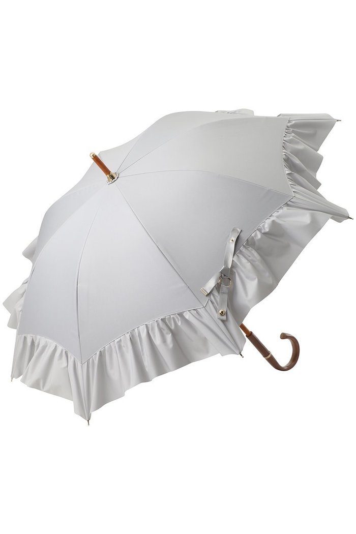 【グレイシー/Gracy】の【晴雨兼用】ショート長傘 Peplum Frill インテリア・キッズ・メンズ・レディースファッション・服の通販 founy(ファニー) https://founy.com/ ファッション Fashion レディースファッション Fashion for Women レイングッズ・傘・晴雨兼用傘 Umbrellas & Rain Gear ウッド Wooden Design ショート Short, Short Length ハンカチ Handkerchief, Hanky フェミニン Feminine, Girly フリル Frill, Ruffle ペプラム Peplum, Flared Hem モダン Modern, Contemporary 傘 Umbrella, Parasol 新作・新入荷 New Arrivals / New In 時計 Watch, Wristwatch |ID: prp329100004954339 ipo3291000000037174507