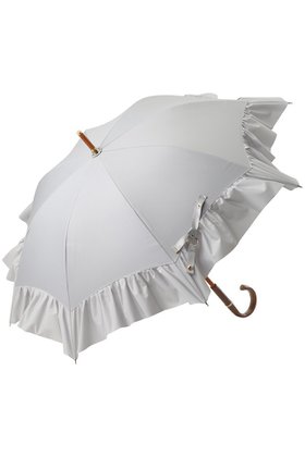 【グレイシー/Gracy】の【晴雨兼用】ショート長傘 Peplum Frill 人気、トレンドファッション・服の通販 founy(ファニー) ファッション Fashion レディースファッション Fashion for Women レイングッズ・傘・晴雨兼用傘 Umbrellas & Rain Gear ウッド Wooden Design ショート Short, Short Length ハンカチ Handkerchief, Hanky フェミニン Feminine, Girly フリル Frill, Ruffle ペプラム Peplum, Flared Hem モダン Modern, Contemporary 傘 Umbrella, Parasol 新作・新入荷 New Arrivals / New In 時計 Watch, Wristwatch |ID:prp329100004954339
