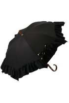 【グレイシー/Gracy】の【晴雨兼用】ショート長傘 Peplum Frill ブラック|ID: prp329100004954339 ipo3291000000037174509
