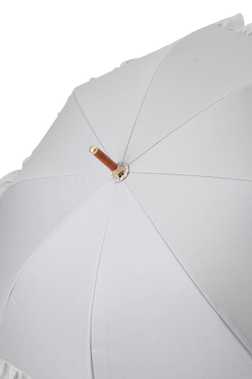 【グレイシー/Gracy】の【晴雨兼用】ショート長傘 Peplum Frill 人気、トレンドファッション・服の通販 founy(ファニー) 　ファッション　Fashion　レディースファッション　Fashion for Women　レイングッズ・傘・晴雨兼用傘　Umbrellas & Rain Gear　ウッド　Wooden Design　ショート　Short, Short Length　ハンカチ　Handkerchief, Hanky　フェミニン　Feminine, Girly　フリル　Frill, Ruffle　ペプラム　Peplum, Flared Hem　モダン　Modern, Contemporary　傘　Umbrella, Parasol　新作・新入荷　New Arrivals / New In　時計　Watch, Wristwatch　other-5|ID: prp329100004954339 ipo3291000000037174515