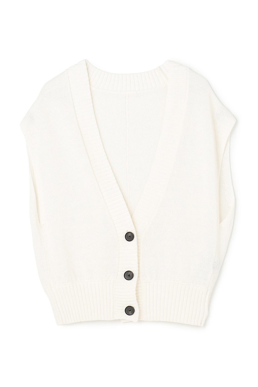 【アンクレイヴ/uncrave】のラミーリネンニット ベスト 人気、トレンドファッション・服の通販 founy(ファニー) 　ファッション　Fashion　レディースファッション　Fashion for Women　トップス・カットソー　Cut & Sew Tops　ニット　Knit Tops & Sweaters　ベスト&ジレ / 重ね着スタイル　Vests & Gilets　カジュアルプルオーバー・ニットトップス　Pullovers & Knit Tops / Casual Pullovers　スリーブ　Sleeve, Long Sleeve / Short Sleeve　フレンチ　French, French Style　ベスト　Vest, Waistcoat　エレガント 上品　Elegant　夏　Summer　新作・新入荷　New Arrivals / New In　 other-1|ID: prp329100004954340 ipo3291000000037174579