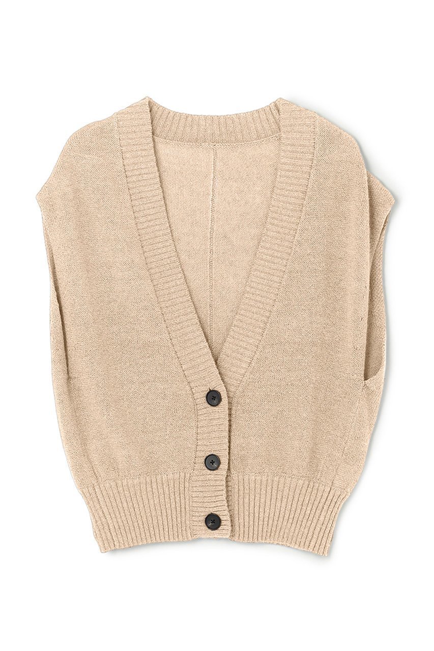 【アンクレイヴ/uncrave】のラミーリネンニット ベスト インテリア・キッズ・メンズ・レディースファッション・服の通販 founy(ファニー) 　ファッション　Fashion　レディースファッション　Fashion for Women　トップス・カットソー　Cut & Sew Tops　ニット　Knit Tops & Sweaters　ベスト&ジレ / 重ね着スタイル　Vests & Gilets　カジュアルプルオーバー・ニットトップス　Pullovers & Knit Tops / Casual Pullovers　スリーブ　Sleeve, Long Sleeve / Short Sleeve　フレンチ　French, French Style　ベスト　Vest, Waistcoat　エレガント 上品　Elegant　夏　Summer　新作・新入荷　New Arrivals / New In　ベージュ|ID: prp329100004954340 ipo3291000000037174581