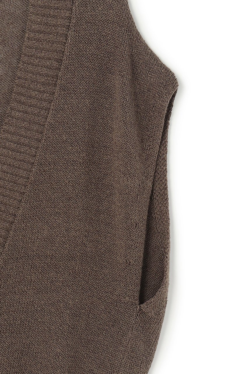 【アンクレイヴ/uncrave】のラミーリネンニット ベスト 人気、トレンドファッション・服の通販 founy(ファニー) 　ファッション　Fashion　レディースファッション　Fashion for Women　トップス・カットソー　Cut & Sew Tops　ニット　Knit Tops & Sweaters　ベスト&ジレ / 重ね着スタイル　Vests & Gilets　カジュアルプルオーバー・ニットトップス　Pullovers & Knit Tops / Casual Pullovers　スリーブ　Sleeve, Long Sleeve / Short Sleeve　フレンチ　French, French Style　ベスト　Vest, Waistcoat　エレガント 上品　Elegant　夏　Summer　新作・新入荷　New Arrivals / New In　other-4|ID: prp329100004954340 ipo3291000000037174585