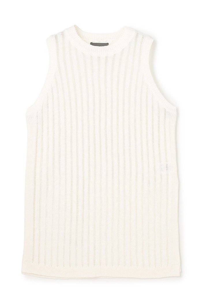 【アンクレイヴ/uncrave】のラミーリネンニット タンクトップ インテリア・キッズ・メンズ・レディースファッション・服の通販 founy(ファニー) https://founy.com/ ファッション Fashion レディースファッション Fashion for Women トップス・カットソー Cut & Sew Tops ニット Knit Tops & Sweaters カジュアルプルオーバー・ニットトップス Pullovers & Knit Tops / Casual Pullovers コンパクト Compact, Small Size サマー Summer, Summer Style スリット Slit, Slit Detail タンク Tank Top, Sleeveless Top エレガント 上品 Elegant 夏 Summer 新作・新入荷 New Arrivals / New In |ID: prp329100004954341 ipo3291000000037174590