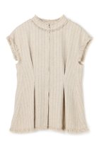 【アンクレイヴ/uncrave】のリネンライクツイル ジレブラウス ブラックストライプ|ID: prp329100004954343 ipo3291000000037174622