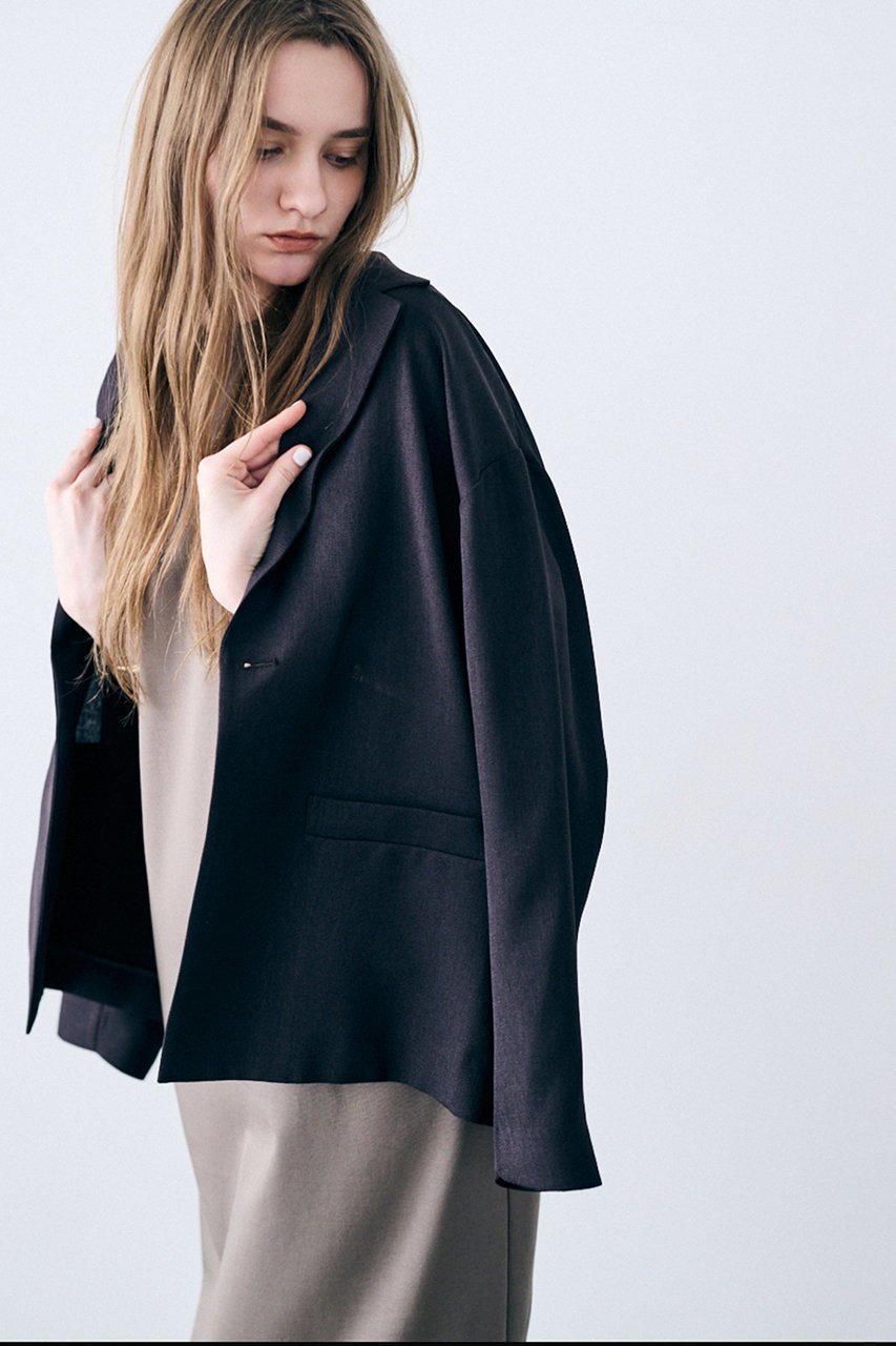 【アンクレイヴ/uncrave】のリネンライクツイル ジャケット インテリア・キッズ・メンズ・レディースファッション・服の通販 founy(ファニー) 　ファッション　Fashion　レディースファッション　Fashion for Women　アウター　Coat / Outerwear Collection　レディースジャケット・軽アウター　Jackets　カーディガン　Cardigan, Knitwear　シャンブレー　Chambray, Denim-Like Fabric　ジャケット　Jacket, Outerwear　ツイード　Twill, Twill Weave　ボトム　Bottoms, Lower Wear　ランダム　Random, Irregular　リアル　Real, Realistic　夏　Summer　新作・新入荷　New Arrivals / New In　ダークブラウン|ID: prp329100004954344 ipo3291000000037174626