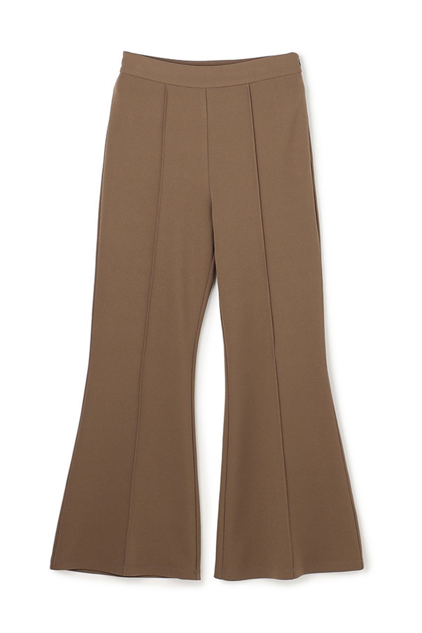 【アンクレイヴ/uncrave】のジョーゼットダブルジャージー フレアパンツ 人気、トレンドファッション・服の通販 founy(ファニー) 　ファッション　Fashion　レディースファッション　Fashion for Women　パンツ　Pants & Trousers　ジョーゼット　Georgette, Semi-Sheer Fabric　ストレッチ　Stretch, Stretchy Fabric　ダブル　Double, Double-Breasted　パターン　Pattern, Design Print　フェイス　Face, Facial Design　フレア　Flare, Flared　エレガント 上品　Elegant　新作・新入荷　New Arrivals / New In　 other-1|ID: prp329100004954346 ipo3291000000037174635