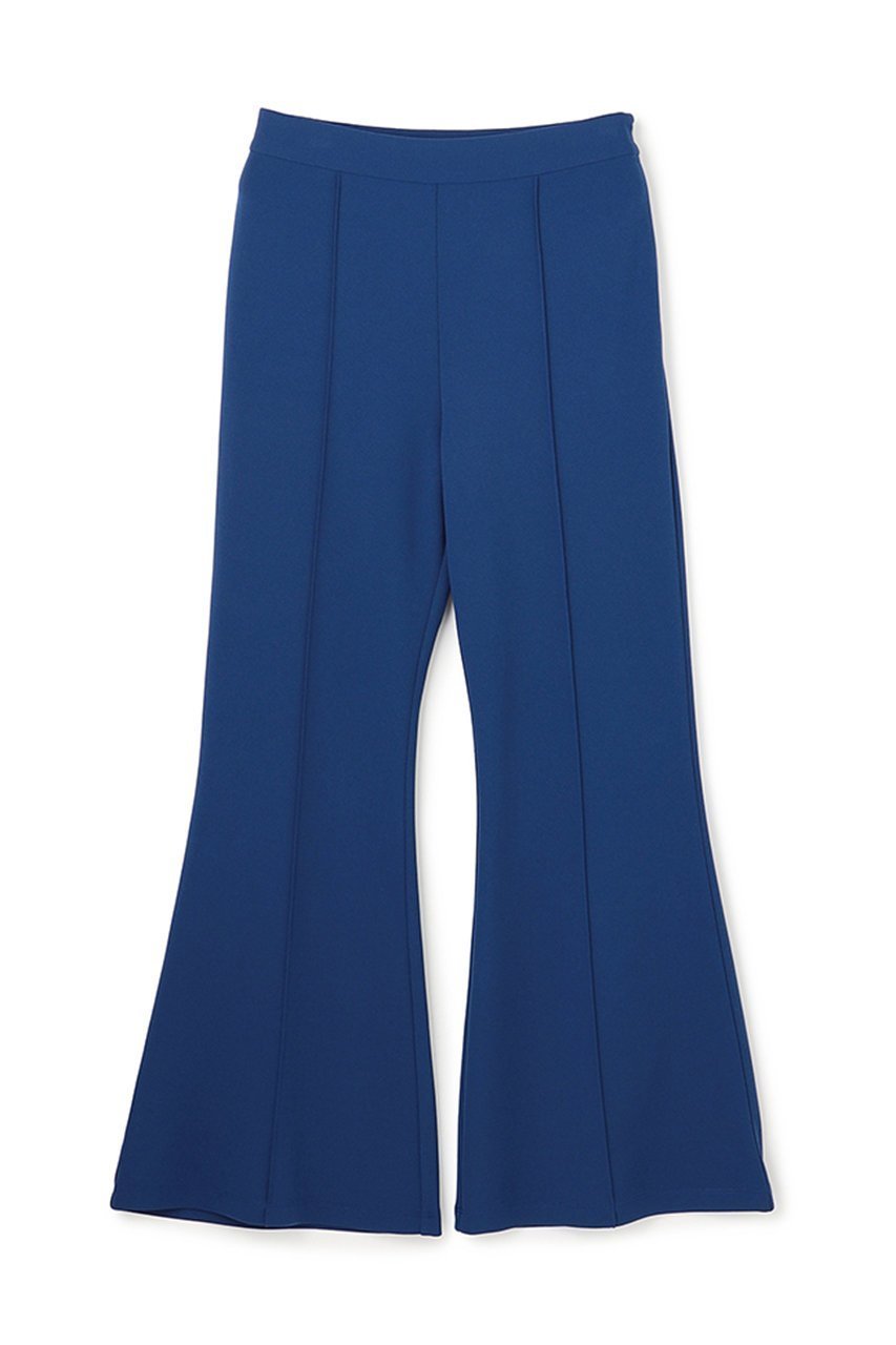 【アンクレイヴ/uncrave】のジョーゼットダブルジャージー フレアパンツ インテリア・キッズ・メンズ・レディースファッション・服の通販 founy(ファニー) 　ファッション　Fashion　レディースファッション　Fashion for Women　パンツ　Pants & Trousers　ジョーゼット　Georgette, Semi-Sheer Fabric　ストレッチ　Stretch, Stretchy Fabric　ダブル　Double, Double-Breasted　パターン　Pattern, Design Print　フェイス　Face, Facial Design　フレア　Flare, Flared　エレガント 上品　Elegant　新作・新入荷　New Arrivals / New In　ブルー|ID: prp329100004954346 ipo3291000000037174637