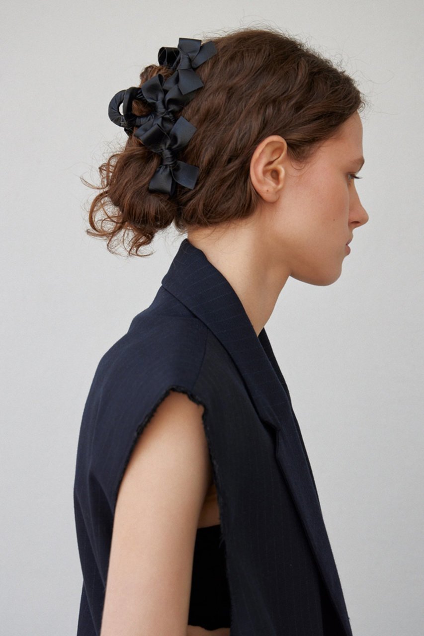 【トレス/TRESSE】のFAKE LEATHER RUBAN ヘアクリップ 人気、トレンドファッション・服の通販 founy(ファニー) 　ファッション　Fashion　レディースファッション　Fashion for Women　シュシュ&ヘアアクセ/ヘアアレンジ　Scrunchies & Hair Accessories　アクセサリー　Fashion Accessories　シンプル　Simple, Minimal　バレッタ　Barrette, Hair Clip　リボン　Ribbon, Bow　ロング　Long, Long-Length　エレガント 上品　Elegant　巾着　Drawstring Bag, Kinchaku　旅行　Travel　other-2|ID: prp329100004954351 ipo3291000000037174759