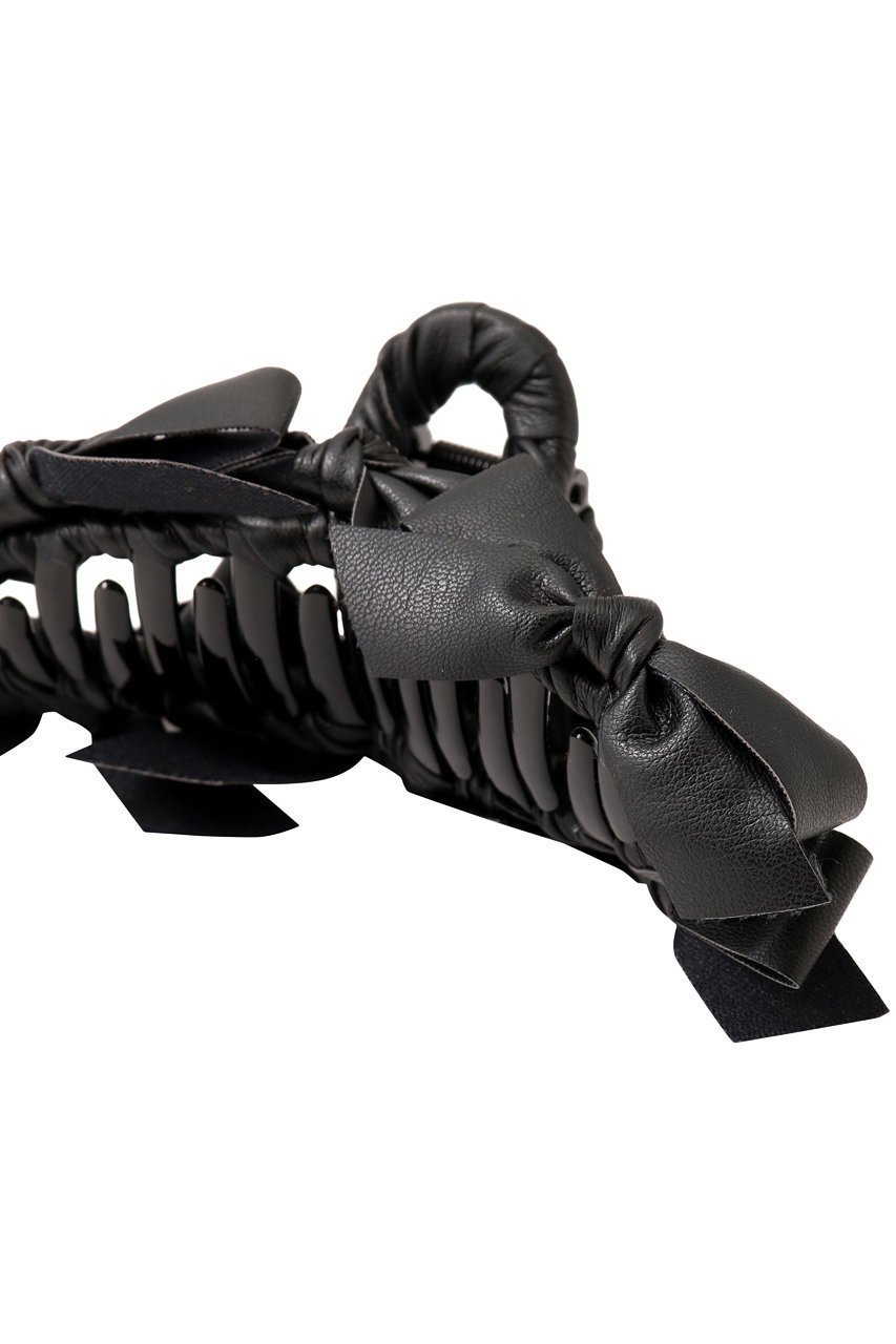 【トレス/TRESSE】のFAKE LEATHER RUBAN ヘアクリップ 人気、トレンドファッション・服の通販 founy(ファニー) 　ファッション　Fashion　レディースファッション　Fashion for Women　シュシュ&ヘアアクセ/ヘアアレンジ　Scrunchies & Hair Accessories　アクセサリー　Fashion Accessories　シンプル　Simple, Minimal　バレッタ　Barrette, Hair Clip　リボン　Ribbon, Bow　ロング　Long, Long-Length　エレガント 上品　Elegant　巾着　Drawstring Bag, Kinchaku　旅行　Travel　other-3|ID: prp329100004954351 ipo3291000000037174760