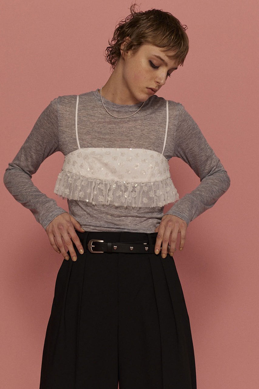 【メゾンスペシャル/MAISON SPECIAL】のHeart Belt/ハートベルト 人気、トレンドファッション・服の通販 founy(ファニー) 　ファッション　Fashion　レディースファッション　Fashion for Women　ベルト&ウエストマーク　Belts & Waist Accessories　おすすめ　Recommended / Our Picks　サテン　Satin, Glossy Fabric　スタッズ　Studs, Metal Accents　other-4|ID: prp329100004954433 ipo3291000000037175334