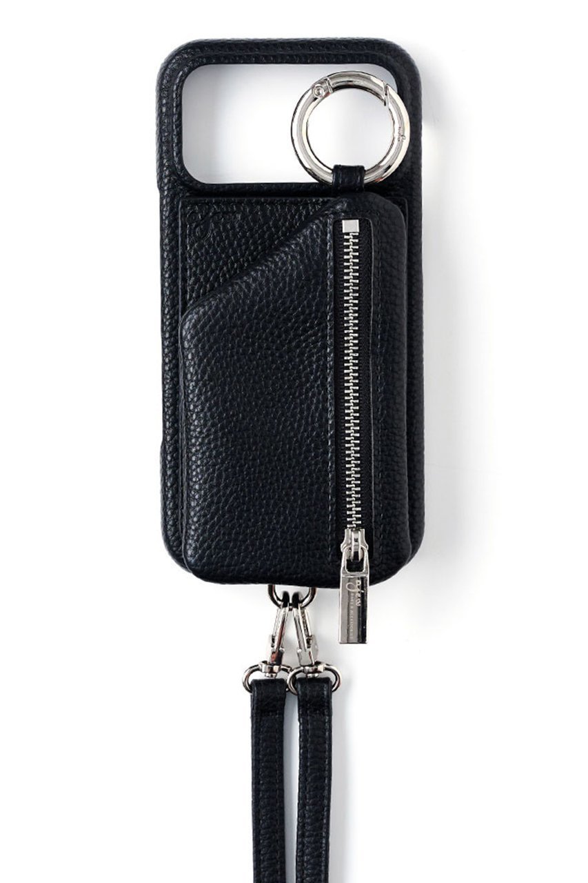 【エジュー/ajew】のiPhoneProMax/17air ajew cadenas zipphone case shoulder インテリア・キッズ・メンズ・レディースファッション・服の通販 founy(ファニー) 　ファッション　Fashion　レディースファッション　Fashion for Women　アクセサリー　Fashion Accessories　今季　This Season, Current Season　ショルダー　Shoulder, Shoulder Strap　シルバー　Silver, Metallic Silver　定番　Standard, Basic Item　ポケット　Pocket, Pocket Detail　モノトーン　Monotone, Black and White　ループ　Loop, Loop Knit　冬　Winter / This Winter　A/W・秋冬　Autumn/Winter　おすすめ　Recommended / Our Picks　iPhone アイフォーン　iPhone　ブラック|ID: prp329100004954436 ipo3291000000037175353