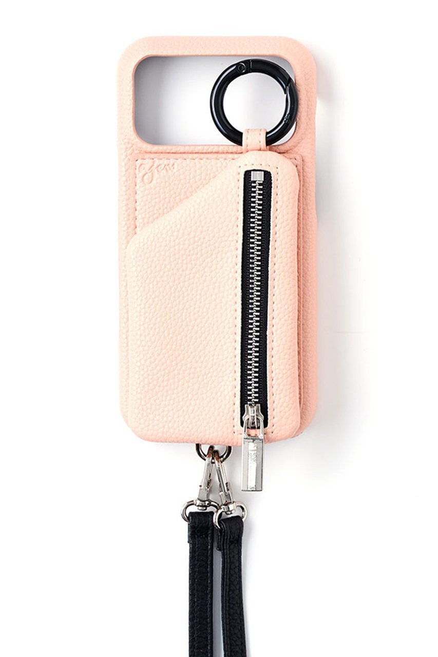 【エジュー/ajew】のiPhoneProMax/17air ajew cadenas zipphone case shoulder インテリア・キッズ・メンズ・レディースファッション・服の通販 founy(ファニー) 　ファッション　Fashion　レディースファッション　Fashion for Women　アクセサリー　Fashion Accessories　今季　This Season, Current Season　ショルダー　Shoulder, Shoulder Strap　シルバー　Silver, Metallic Silver　定番　Standard, Basic Item　ポケット　Pocket, Pocket Detail　モノトーン　Monotone, Black and White　ループ　Loop, Loop Knit　冬　Winter / This Winter　A/W・秋冬　Autumn/Winter　おすすめ　Recommended / Our Picks　iPhone アイフォーン　iPhone　ピーチピンク|ID: prp329100004954436 ipo3291000000037175357