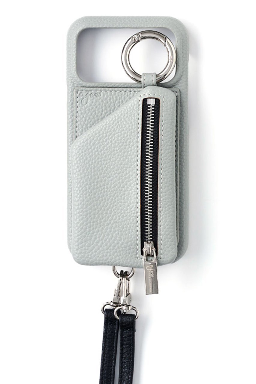 【エジュー/ajew】のiPhoneProMax/17air ajew cadenas zipphone case shoulder インテリア・キッズ・メンズ・レディースファッション・服の通販 founy(ファニー) 　ファッション　Fashion　レディースファッション　Fashion for Women　アクセサリー　Fashion Accessories　今季　This Season, Current Season　ショルダー　Shoulder, Shoulder Strap　シルバー　Silver, Metallic Silver　定番　Standard, Basic Item　ポケット　Pocket, Pocket Detail　モノトーン　Monotone, Black and White　ループ　Loop, Loop Knit　冬　Winter / This Winter　A/W・秋冬　Autumn/Winter　おすすめ　Recommended / Our Picks　iPhone アイフォーン　iPhone　ブルー|ID: prp329100004954436 ipo3291000000037175360