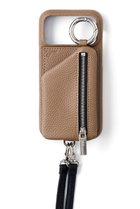 【エジュー/ajew】のiPhoneProMax/17air ajew cadenas zipphone case shoulder ブラウン|ID: prp329100004954436 ipo3291000000037175361