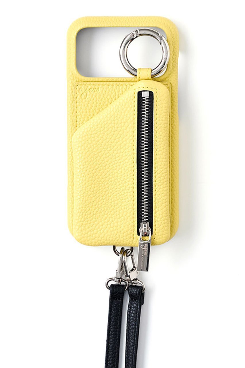 【エジュー/ajew】のiPhoneProMax/17air ajew cadenas zipphone case shoulder インテリア・キッズ・メンズ・レディースファッション・服の通販 founy(ファニー) 　ファッション　Fashion　レディースファッション　Fashion for Women　アクセサリー　Fashion Accessories　今季　This Season, Current Season　ショルダー　Shoulder, Shoulder Strap　シルバー　Silver, Metallic Silver　定番　Standard, Basic Item　ポケット　Pocket, Pocket Detail　モノトーン　Monotone, Black and White　ループ　Loop, Loop Knit　冬　Winter / This Winter　A/W・秋冬　Autumn/Winter　おすすめ　Recommended / Our Picks　iPhone アイフォーン　iPhone　イエロー|ID: prp329100004954436 ipo3291000000037175362