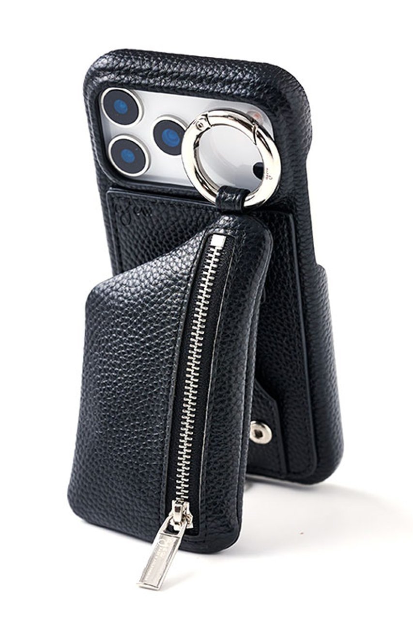 【エジュー/ajew】のiPhoneProMax/17air ajew cadenas zipphone case shoulder 人気、トレンドファッション・服の通販 founy(ファニー) 　ファッション　Fashion　レディースファッション　Fashion for Women　アクセサリー　Fashion Accessories　今季　This Season, Current Season　ショルダー　Shoulder, Shoulder Strap　シルバー　Silver, Metallic Silver　定番　Standard, Basic Item　ポケット　Pocket, Pocket Detail　モノトーン　Monotone, Black and White　ループ　Loop, Loop Knit　冬　Winter / This Winter　A/W・秋冬　Autumn/Winter　おすすめ　Recommended / Our Picks　iPhone アイフォーン　iPhone　other-2|ID: prp329100004954436 ipo3291000000037175363