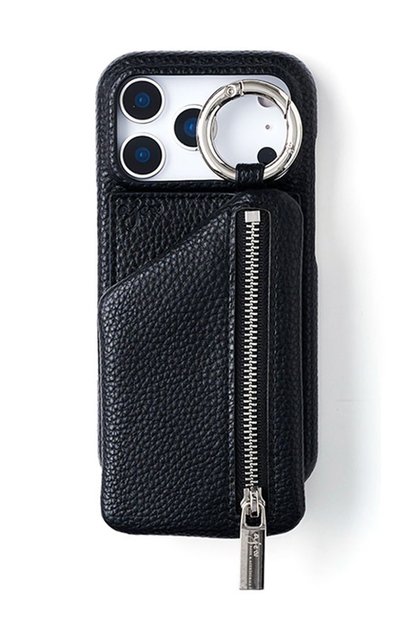 【エジュー/ajew】のiPhoneProMax/17air ajew cadenas zipphone case shoulder 人気、トレンドファッション・服の通販 founy(ファニー) 　ファッション　Fashion　レディースファッション　Fashion for Women　アクセサリー　Fashion Accessories　今季　This Season, Current Season　ショルダー　Shoulder, Shoulder Strap　シルバー　Silver, Metallic Silver　定番　Standard, Basic Item　ポケット　Pocket, Pocket Detail　モノトーン　Monotone, Black and White　ループ　Loop, Loop Knit　冬　Winter / This Winter　A/W・秋冬　Autumn/Winter　おすすめ　Recommended / Our Picks　iPhone アイフォーン　iPhone　other-3|ID: prp329100004954436 ipo3291000000037175364
