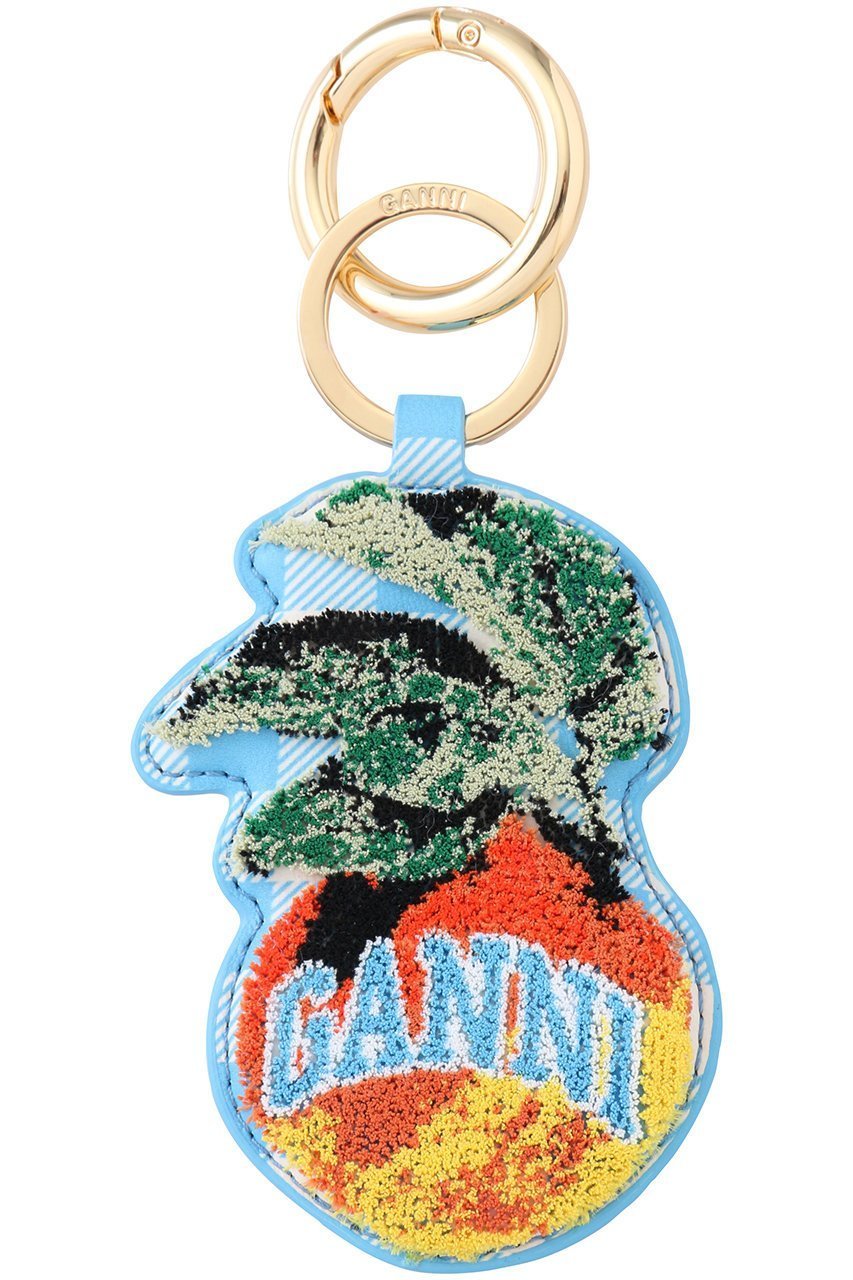 【ガニー/GANNI】のキーリング ベルベット インテリア・キッズ・メンズ・レディースファッション・服の通販 founy(ファニー) 　ファッション　Fashion　レディースファッション　Fashion for Women　おすすめ　Recommended / Our Picks　チャーム　Charm, Pendant　ベルベット　Velvet, Velvety　モチーフ　Motif, Design Theme　ラップ　Wrap, Wrap Design　アラスカンブルー|ID: prp329100004954443 ipo3291000000037175407