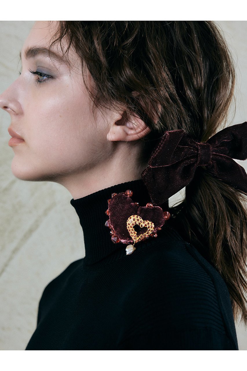 【イリスフォーセブン/IRIS 47】のdouble tie ポニー 人気、トレンドファッション・服の通販 founy(ファニー) 　ファッション　Fashion　レディースファッション　Fashion for Women　シュシュ&ヘアアクセ/ヘアアレンジ　Scrunchies & Hair Accessories　おすすめ　Recommended / Our Picks　アクセサリー　Fashion Accessories　エレガント 上品　Elegant　ベルベット　Velvet, Velvety　ベーシック　Basic, Essential　リボン　Ribbon, Bow　A/W・秋冬　Autumn/Winter　other-2|ID: prp329100004954471 ipo3291000000037175573