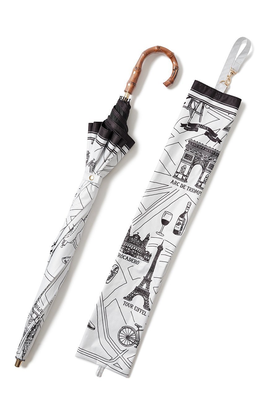 【アロー/aLORS】のSoleil & Plueie Ex-libris Paris×aLORS 傘 人気、トレンドファッション・服の通販 founy(ファニー) 　ファッション　Fashion　レディースファッション　Fashion for Women　レイングッズ・傘・晴雨兼用傘　Umbrellas & Rain Gear　キャンバス　Canvas, Canvas Fabric　傘　Umbrella, Parasol　時計　Watch, Wristwatch　ネイル　Nail, Nail Art　ハンカチ　Handkerchief, Hanky　日傘　Parasol, UV Umbrella　other-4|ID: prp329100004954476 ipo3291000000037175599