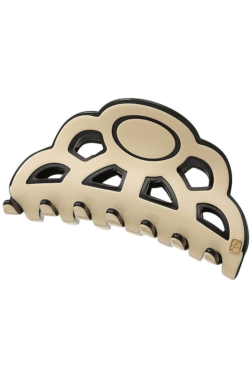 【アレクサンドル ドゥ パリ/ALEXANDRE DE PARIS】のシャンデリアクリップM インテリア・キッズ・メンズ・レディースファッション・服の通販 founy(ファニー) 　ファッション　Fashion　レディースファッション　Fashion for Women　シュシュ&ヘアアクセ/ヘアアレンジ　Scrunchies & Hair Accessories　アクセサリー　Fashion Accessories　シンプル　Simple, Minimal　バレッタ　Barrette, Hair Clip　フェミニン　Feminine, Girly　エレガント 上品　Elegant　定番　Standard, Basic Item　ベージュ×ブラック|ID: prp329100004954477 ipo3291000000037175605