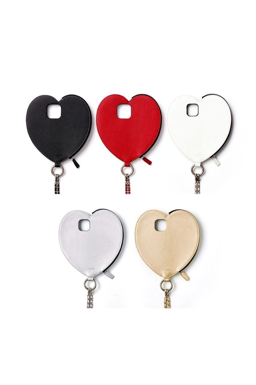 【エジュー/ajew】のiPhone15/15Pro ajew dress HEARTcase shoulder 人気、トレンドファッション・服の通販 founy(ファニー) 　ファッション　Fashion　レディースファッション　Fashion for Women　ワンピース　Dresses　フォーマル・パーティードレス・結婚式用ドレス　Elegant & Casual Dresses　カメラ　Camera Accessories　コイン　Coin, Coin Design　ショルダー　Shoulder, Shoulder Strap　シリコン　Silicone, Silicone Material　シルバー　Silver, Metallic Silver　チェーン　Chain, Chain Strap　ドッキング　Docking, Mixed Material　手帳　Planner, Notebook　ポケット　Pocket, Pocket Detail　リップ　Lip, Lip Motif　スマホケース　Smartphone Case　iPhone アイフォーン　iPhone　other-8|ID: prp329100004954496 ipo3291000000037175744