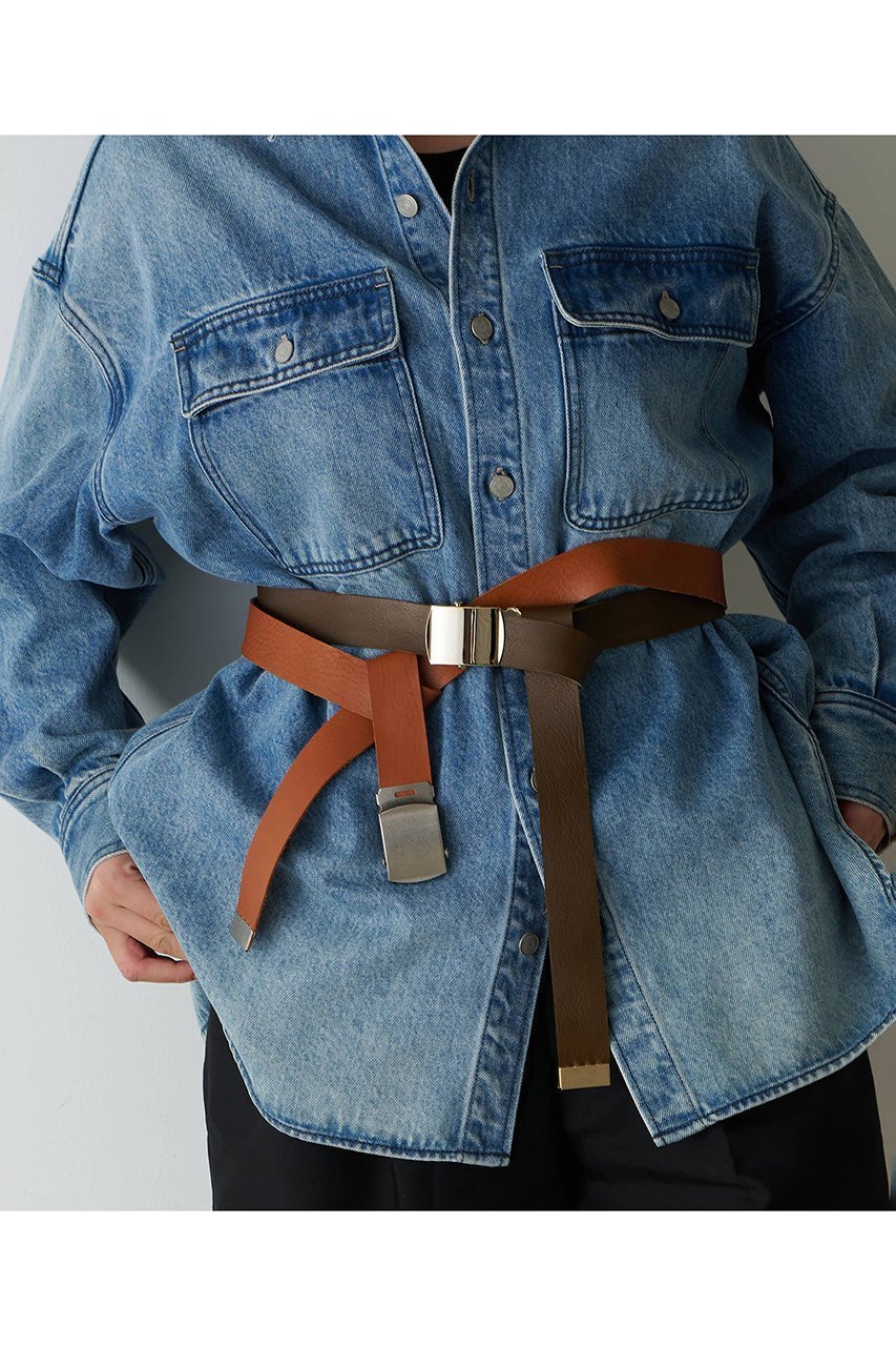 【ウィムガゼット/Whim Gazette】の【Hoaw.】レザーガチャベルト 人気、トレンドファッション・服の通販 founy(ファニー) 　ファッション　Fashion　レディースファッション　Fashion for Women　ベルト&ウエストマーク　Belts & Waist Accessories　アクセサリー　Fashion Accessories　シューズ　Shoes, Footwear　シルバー　Silver, Metallic Silver　ジャケット　Jacket, Outerwear　スマート　Smart, Elegant　スラックス　Slacks, Dress Pants　デニム　Denim, Jeans Material　ミリタリー　Military, Army Style　モチーフ　Motif, Design Theme　ワーク　Workwear, Utility Style　エレガント 上品　Elegant　other-3|ID: prp329100004954497 ipo3291000000037175753