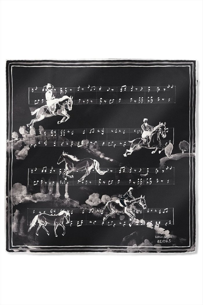 【アロー/aLORS】のCarre Cavaliers par Katrien Soeffers Cavaliers スカーフ インテリア・キッズ・メンズ・レディースファッション・服の通販 founy(ファウニー) https://founy.com/ ファッション Fashion レディースファッション Fashion for Women ストール Soft & Warm Scarves マフラー・スヌード / 冬小物の定番 Scarves & Mufflers なめらか Smooth, Silky Texture イタリア Italy ウォーター Water シルク Silk, 100% Silk スカーフ Scarf, Neckwear ストール Stole, Wrap マフラー Scarf, Muffler モチーフ Motif, Design Theme エレガント 上品 Elegant |ID: prp329100004954500 ipo3291000000037175769