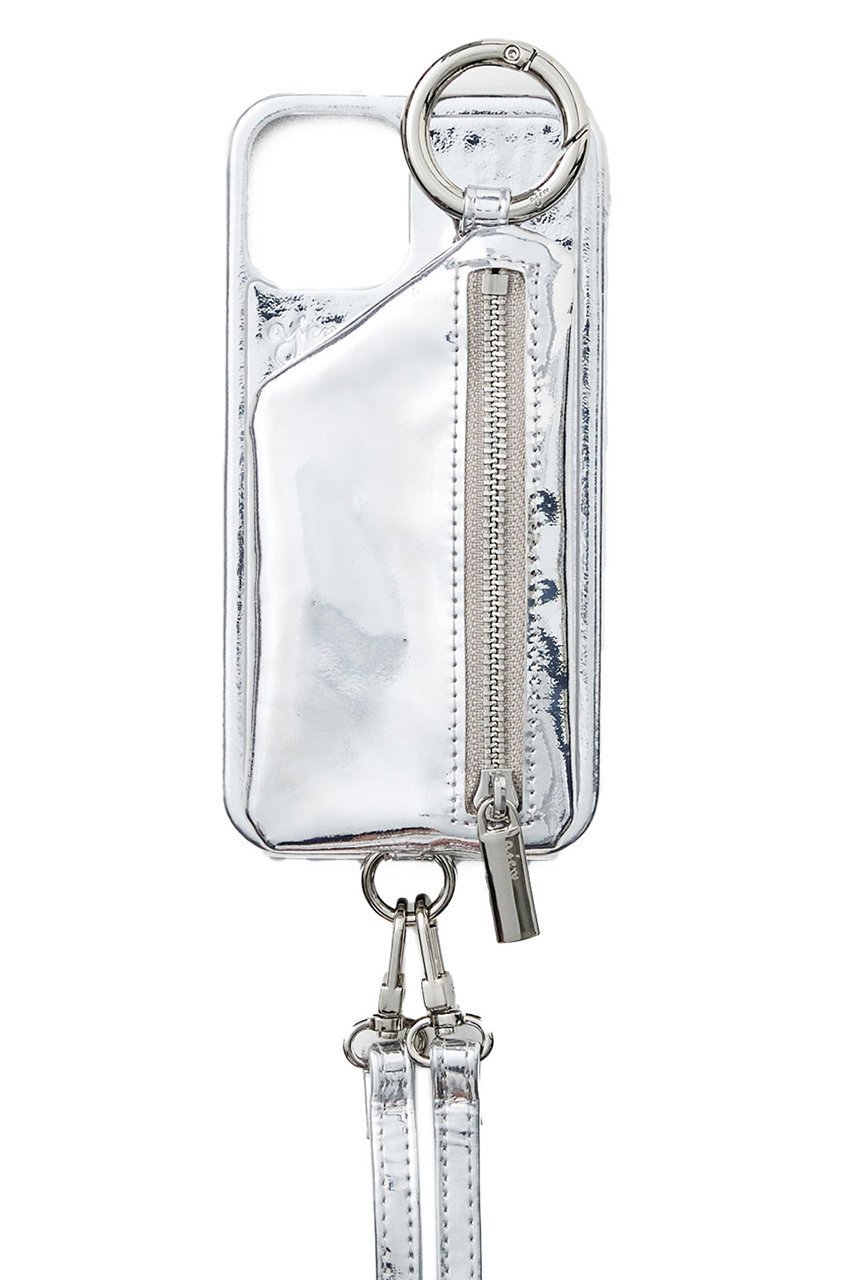 【エジュー/ajew】のiPhone12/12Pro ajew HOLIDAY cadenas zipphone case shoulder インテリア・キッズ・メンズ・レディースファッション・服の通販 founy(ファニー) 　ファッション　Fashion　レディースファッション　Fashion for Women　カメラ　Camera Accessories　シルバー　Silver, Metallic Silver　シンプル　Simple, Minimal　定番　Standard, Basic Item　ポケット　Pocket, Pocket Detail　メタル　Metal, Metal Parts　iPhone アイフォーン　iPhone　シルバー|ID: prp329100004954502 ipo3291000000037175787