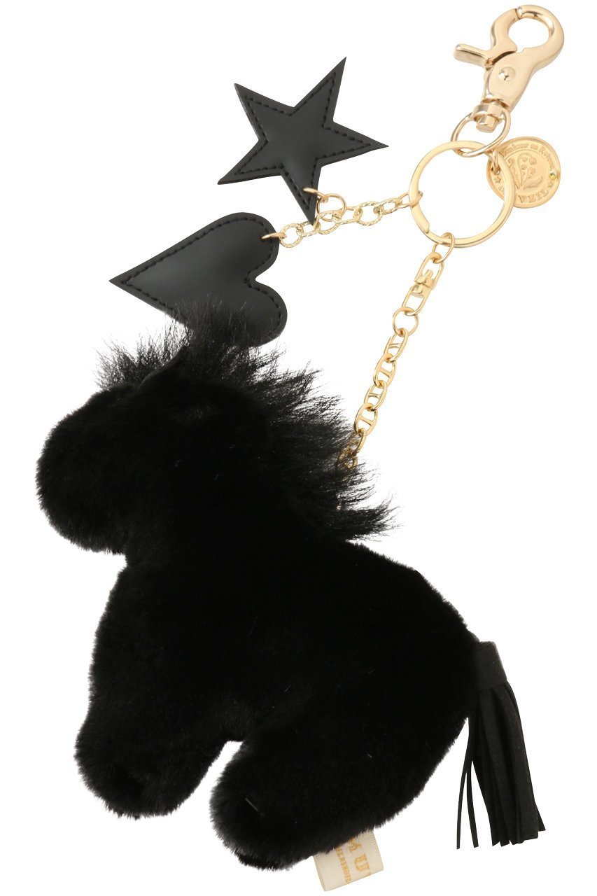 【ミュベール/MUVEIL】のホースチャーム インテリア・キッズ・メンズ・レディースファッション・服の通販 founy(ファニー) 　ファッション　Fashion　レディースファッション　Fashion for Women　おすすめ　Recommended / Our Picks　ギフト プレゼント　Gift / Present　タッセル　Tassel, Fringe　チャーム　Charm, Pendant　フェイクファー　Faux Fur, Imitation Fur　モチーフ　Motif, Design Theme　ラップ　Wrap, Wrap Design　エレガント 上品　Elegant　ブラック|ID: prp329100004954534 ipo3291000000037175982