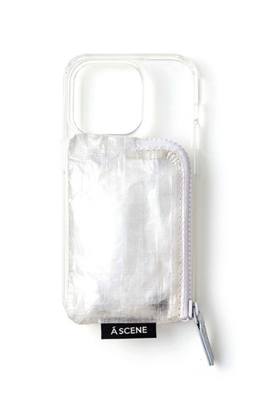 【エーシーン/A SCENE】のiPhone15/15Pro B&C clear case with Dyneema インテリア・キッズ・メンズ・レディースファッション・服の通販 founy(ファニー) 　ファッション　Fashion　レディースファッション　Fashion for Women　iPhone アイフォーン　iPhone　アウトドア　Outdoor Clothing　ショルダー　Shoulder, Shoulder Strap　ポケット　Pocket, Pocket Detail　ラップ　Wrap, Wrap Design　軽量　Lightweight, Ultra Light　ホワイト|ID: prp329100004954543 ipo3291000000037176069