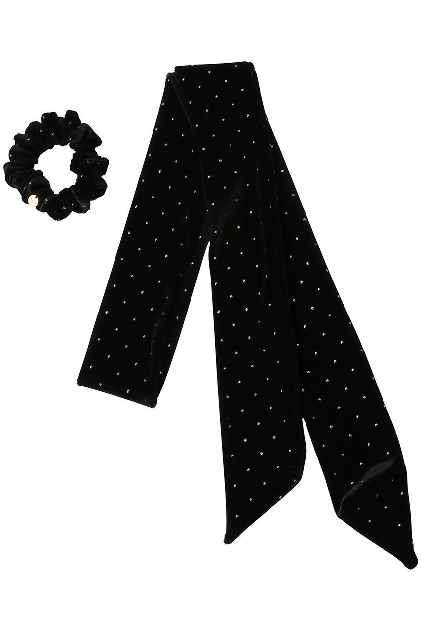 【トレス/TRESSE】のBRIGITTE Dot Ribbon Chouchou 人気、トレンドファッション・服の通販 founy(ファニー) 　ファッション　Fashion　レディースファッション　Fashion for Women　シュシュ&ヘアアクセ/ヘアアレンジ　Scrunchies & Hair Accessories　おすすめ　Recommended / Our Picks　アクセサリー　Fashion Accessories　シンプル　Simple, Minimal　ドット　Polka Dot, Dot Pattern　ベルベット　Velvet, Velvety　リボン　Ribbon, Bow　other-5|ID: prp329100004954566 ipo3291000000037176207