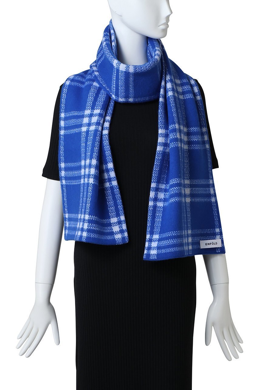 【エンフォルド/ENFOLD】のMUFFLER 人気、トレンドファッション・服の通販 founy(ファニー) 　ファッション　Fashion　レディースファッション　Fashion for Women　ストール　Soft & Warm Scarves　マフラー・スヌード / 冬小物の定番　Scarves & Mufflers　ストール　Stole, Wrap　チェック　Check, Plaid, Tartan　マフラー　Scarf, Muffler　other-2|ID: prp329100004954572 ipo3291000000037176248