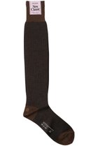 【プルミエ アロンディスモン/1er Arrondissement】の【MARCOMONDE】グリッターハイソックス ブラウン|ID: prp329100004954625 ipo3291000000037176560