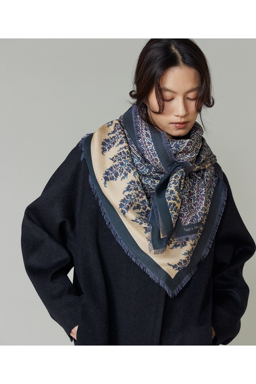 【タピス ノワール/Tapis Noir】のLarge スカーフ 人気、トレンドファッション・服の通販 founy(ファニー) 　ファッション　Fashion　レディースファッション　Fashion for Women　ストール　Soft & Warm Scarves　マフラー・スヌード / 冬小物の定番　Scarves & Mufflers　インド　Indian Textile　シルク　Silk, 100% Silk　スカーフ　Scarf, Neckwear　ストール　Stole, Wrap　プリント　Print, Printed Pattern　マフラー　Scarf, Muffler　A/W・秋冬　Autumn/Winter　防寒　Cold Protection, Winter-Ready　other-7|ID: prp329100004954685 ipo3291000000037176940