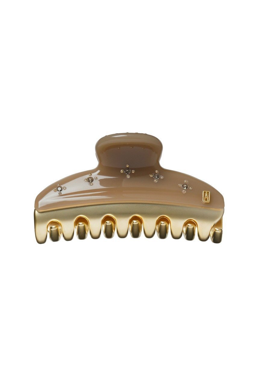 【アレクサンドル ドゥ パリ/ALEXANDRE DE PARIS】の【VENDOME】 M クリップ インテリア・キッズ・メンズ・レディースファッション・服の通販 founy(ファニー) 　ファッション　Fashion　レディースファッション　Fashion for Women　シュシュ&ヘアアクセ/ヘアアレンジ　Scrunchies & Hair Accessories　アクセサリー　Fashion Accessories　クリスタル　Crystal, Swarovski　スワロフスキー　Swarovski, Crystal Accent　バレッタ　Barrette, Hair Clip　ベーシック　Basic, Essential　ベージュ(OS)|ID: prp329100004954687 ipo3291000000037176950