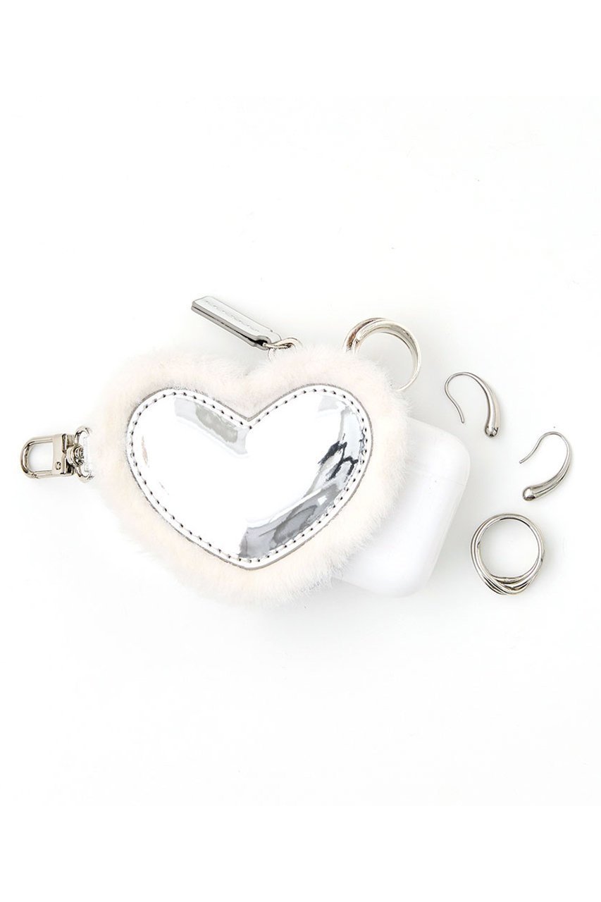 【エジュー/ajew】のajew glow heart pouch 人気、トレンドファッション・服の通販 founy(ファニー) 　ファッション　Fashion　レディースファッション　Fashion for Women　ポーチ&ミニバッグ　Pouches & Mini Bags　アクセサリー　Fashion Accessories　チャーム　Charm, Pendant　ホリデーシーズン　Holiday Season　ポーチ　Pouch, Small Case　メタル　Metal, Metal Parts　other-4|ID: prp329100004954690 ipo3291000000037176970