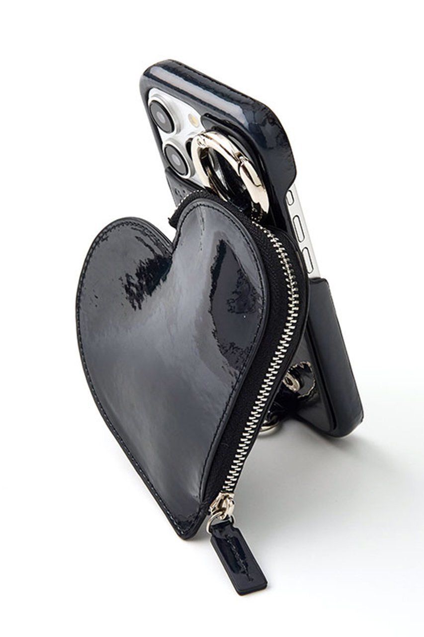 【エジュー/ajew】のiPhone14/14Pro ajew glow heart pocket case 人気、トレンドファッション・服の通販 founy(ファニー) 　ファッション　Fashion　レディースファッション　Fashion for Women　アクセサリー　Fashion Accessories　カメラ　Camera Accessories　ジップ　Zip, Zipper　ドッキング　Docking, Mixed Material　ポケット　Pocket, Pocket Detail　ループ　Loop, Loop Knit　A/W・秋冬　Autumn/Winter　おすすめ　Recommended / Our Picks　ホリデーシーズン　Holiday Season　iPhone アイフォーン　iPhone　other-2|ID: prp329100004954691 ipo3291000000037176979