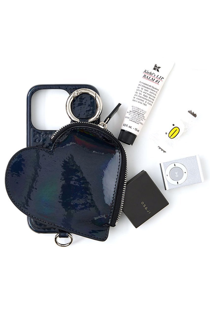 【エジュー/ajew】のiPhone14/14Pro ajew glow heart pocket case 人気、トレンドファッション・服の通販 founy(ファニー) 　ファッション　Fashion　レディースファッション　Fashion for Women　アクセサリー　Fashion Accessories　カメラ　Camera Accessories　ジップ　Zip, Zipper　ドッキング　Docking, Mixed Material　ポケット　Pocket, Pocket Detail　ループ　Loop, Loop Knit　A/W・秋冬　Autumn/Winter　おすすめ　Recommended / Our Picks　ホリデーシーズン　Holiday Season　iPhone アイフォーン　iPhone　other-4|ID: prp329100004954691 ipo3291000000037176981